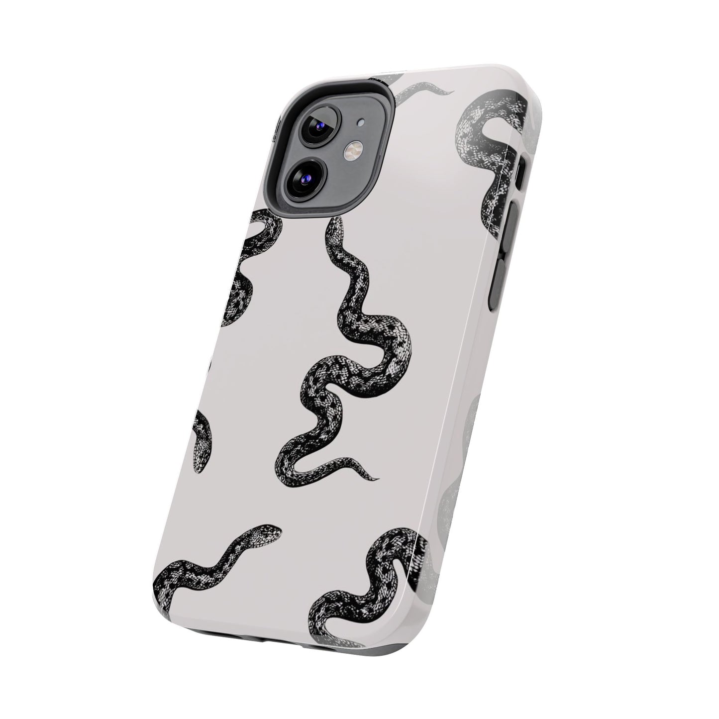 Snake Print Aesthetic Glossy Phone Case