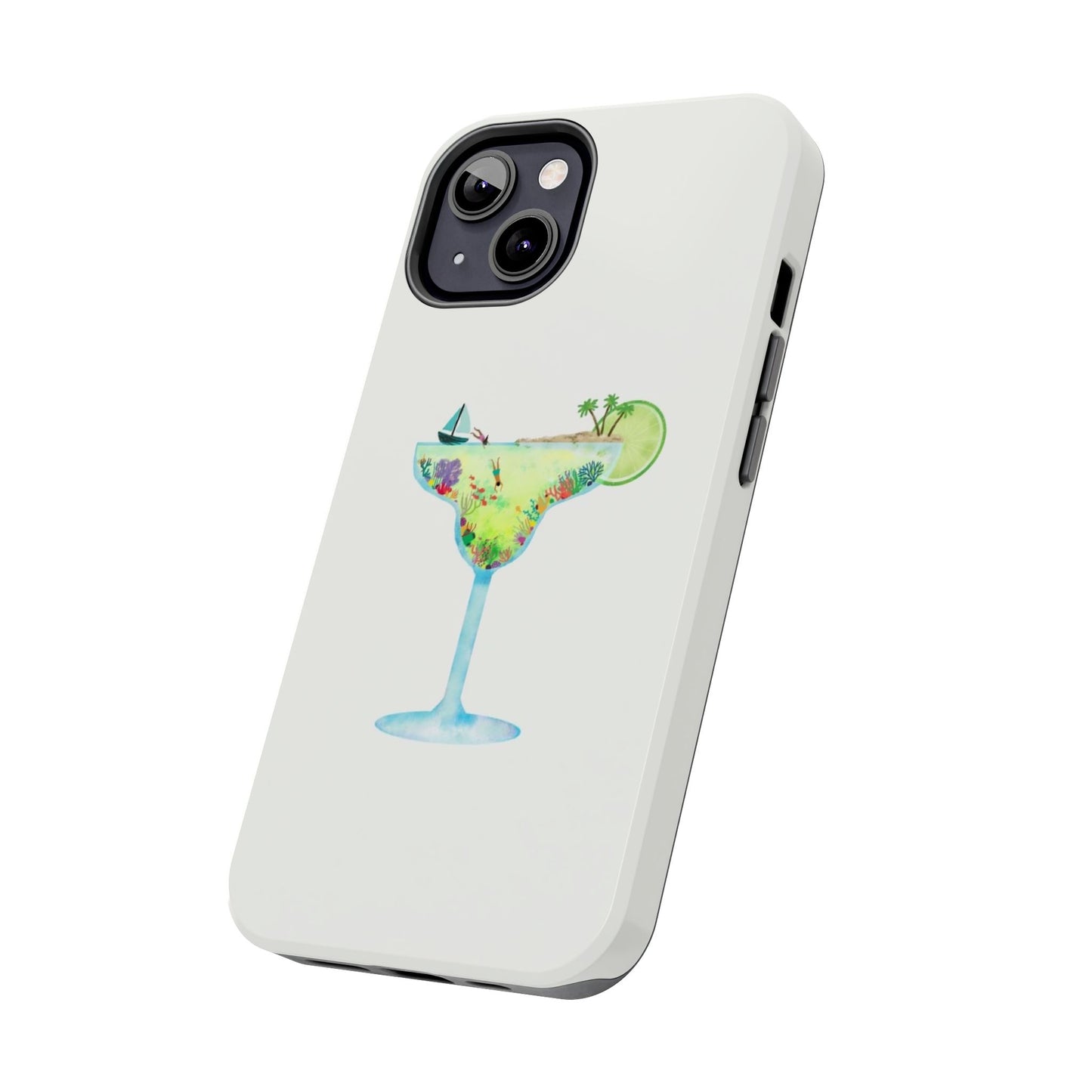 Glossy Phone Case, Summer Phone Case, Cute, Glossy Phone Case, Coastal Summer