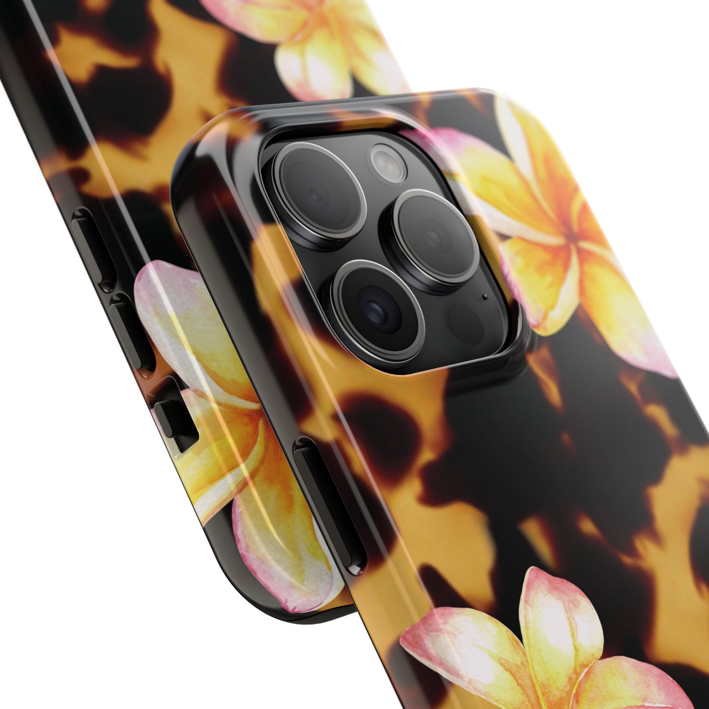 Tortoise Shell Flower Phone Case