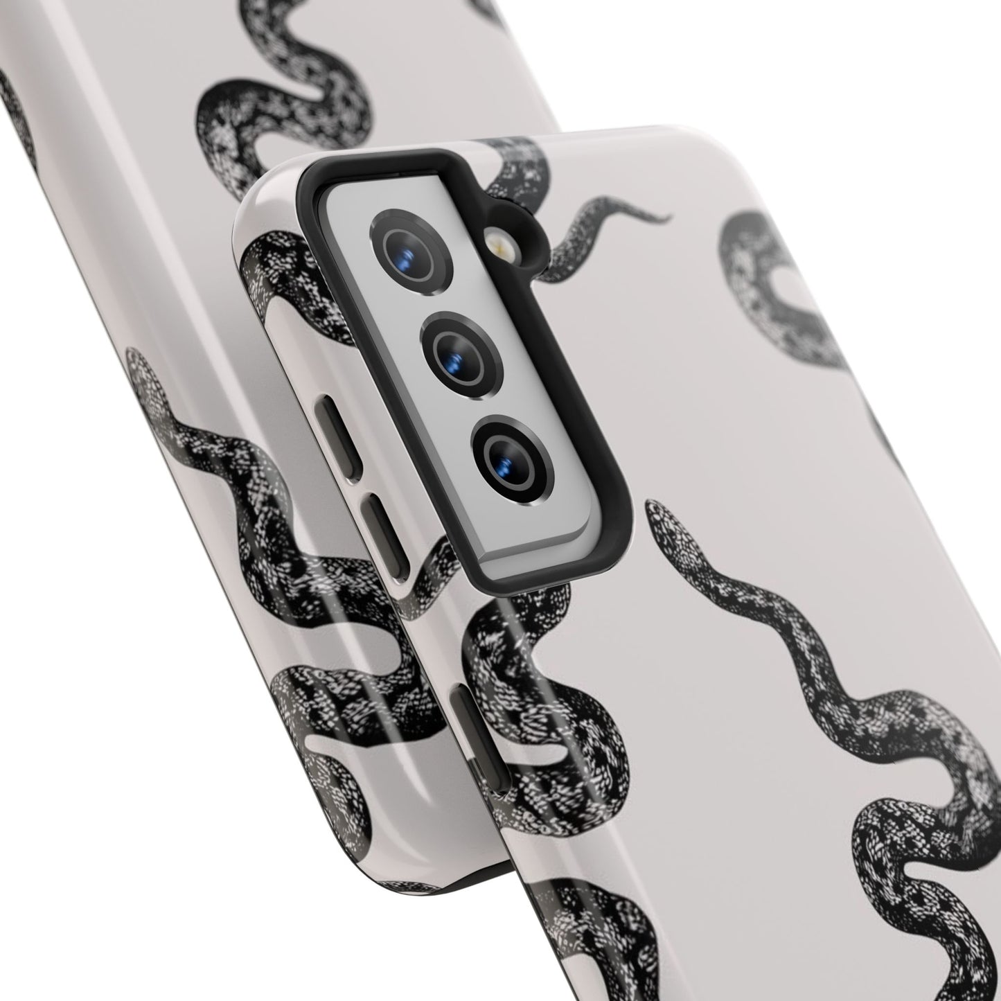 Snake Print Aesthetic Glossy Phone Case