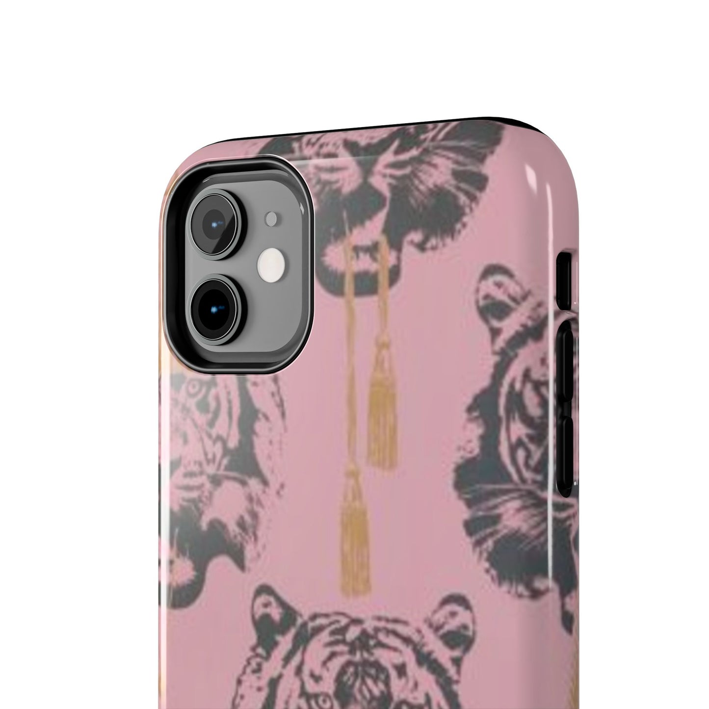 Pink Tiger Print Fashion Phone Case