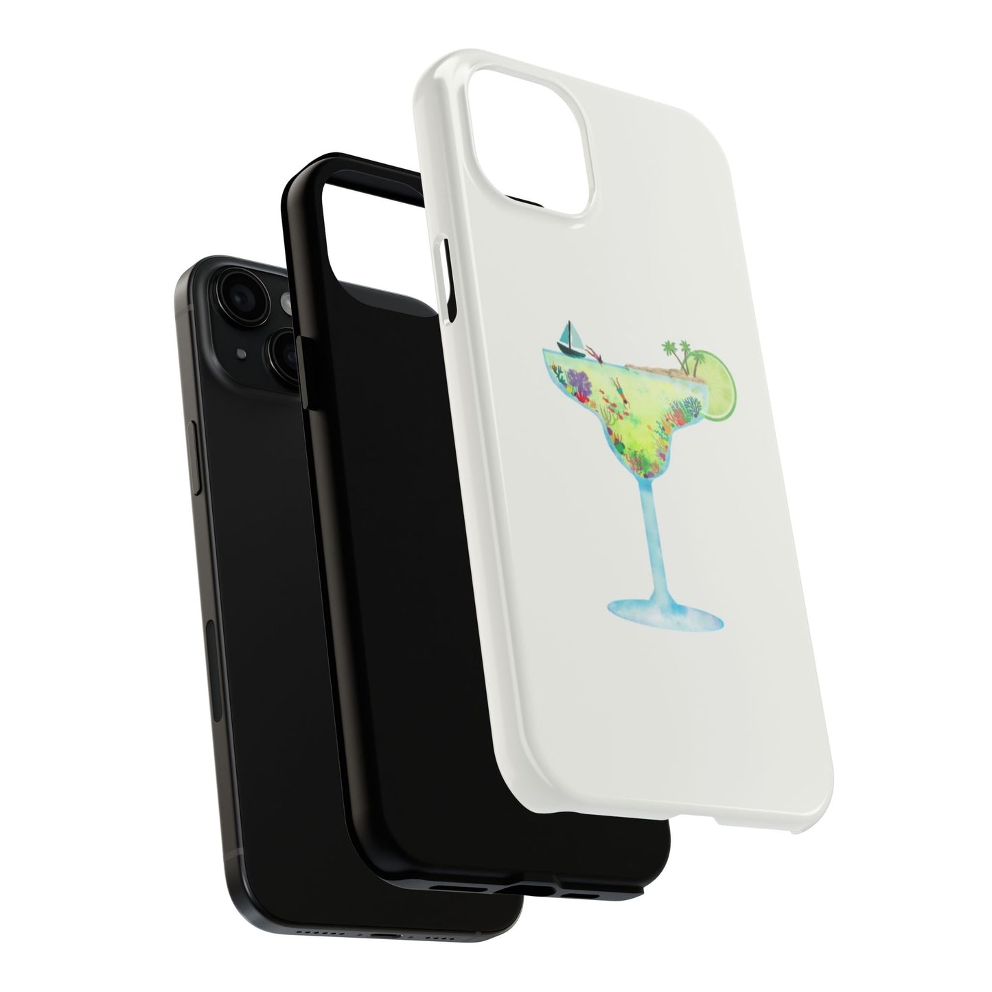 Glossy Phone Case, Summer Phone Case, Cute, Glossy Phone Case, Coastal Summer