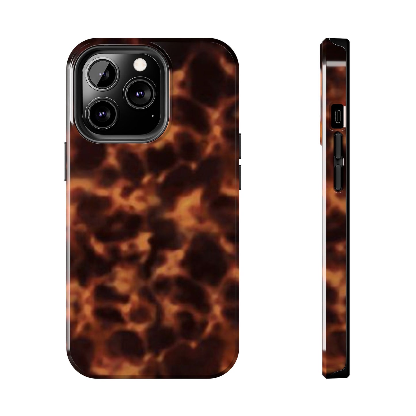 Tortoise Shell Glossy Phone Case,  Cool Girl Aesthetic