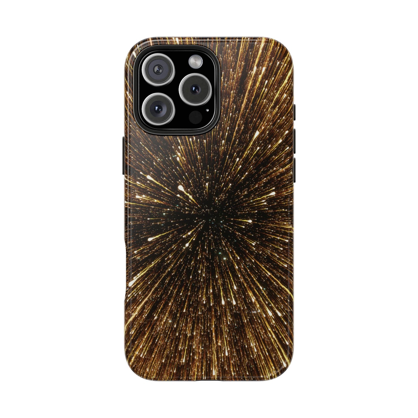 Star Burst Gold Galaxy Phone Case