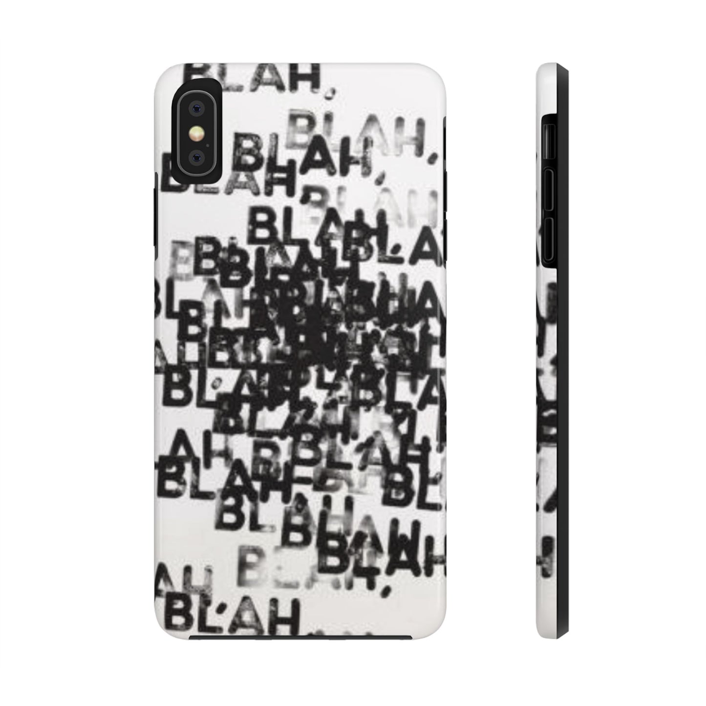 Blah Blah Blah Print Phone Case