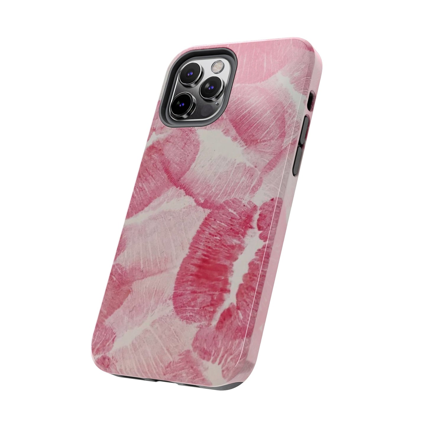 Pink Kiss Lipstick Fashion Aesthetic Glossy Phone Case