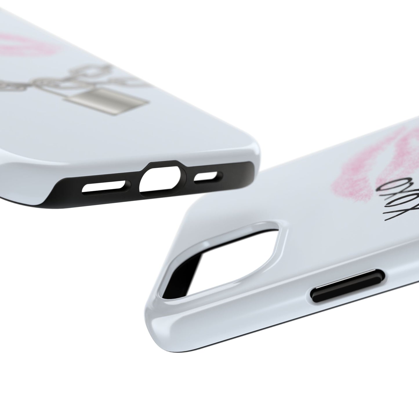 XOXO Love Lock Phone Case - Aesthetic Y2K Girly Style