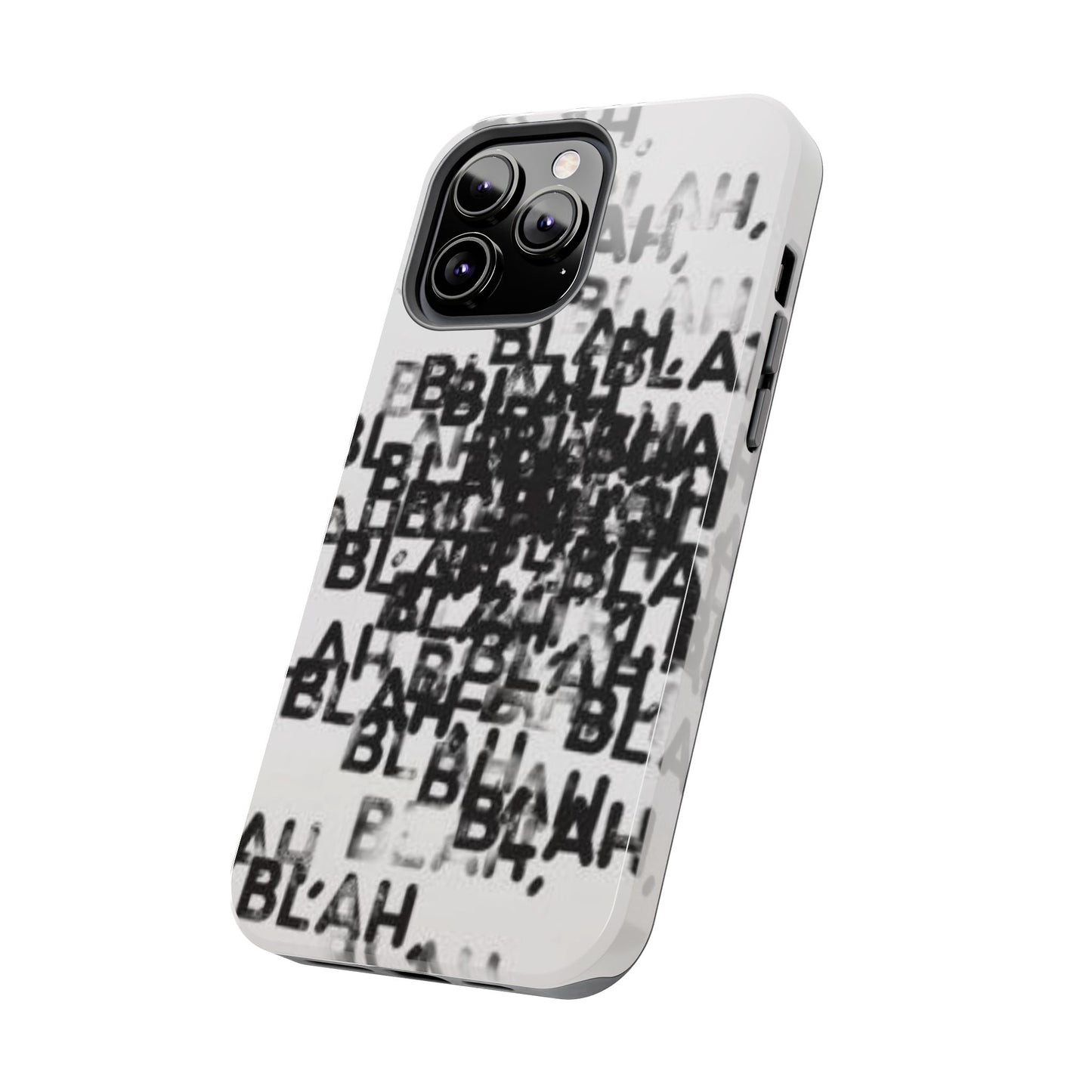 Blah Blah Blah Print Phone Case