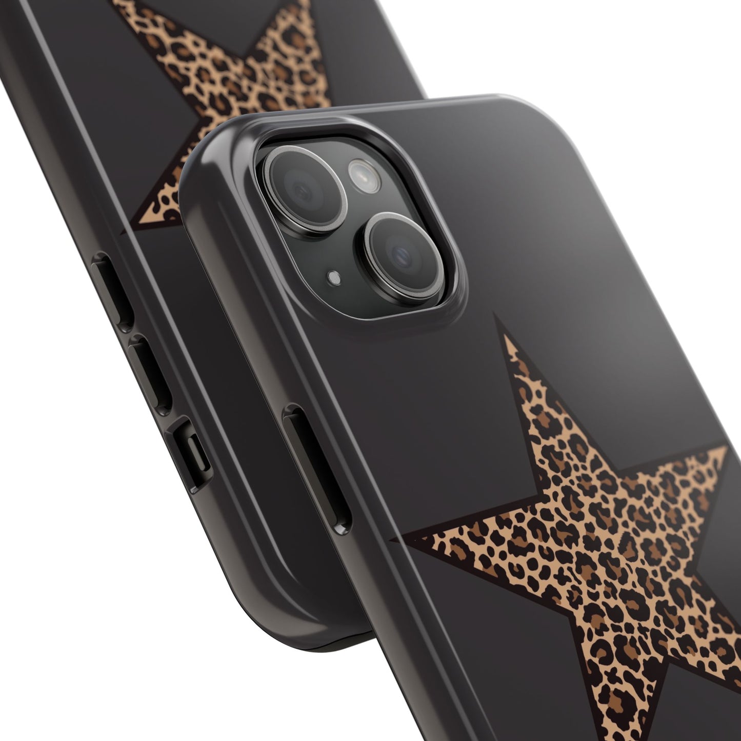 Cheetah Print Star Scandi Style Phone Case