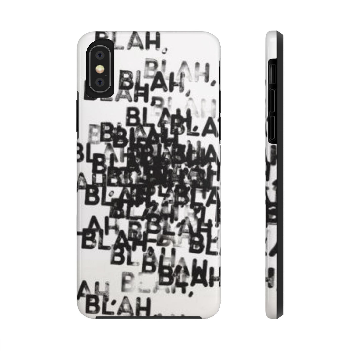 Blah Blah Blah Print Phone Case