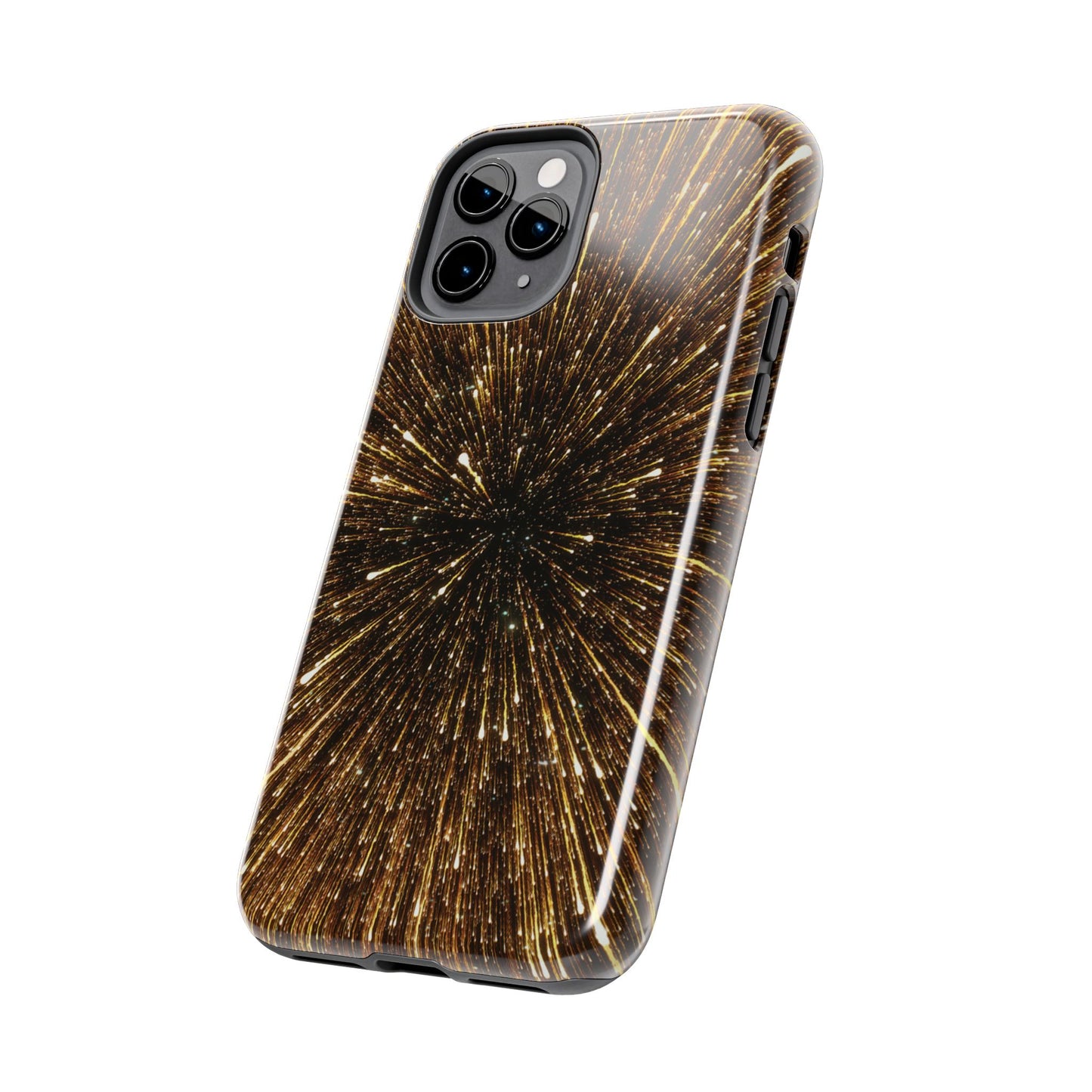 Star Burst Gold Galaxy Phone Case