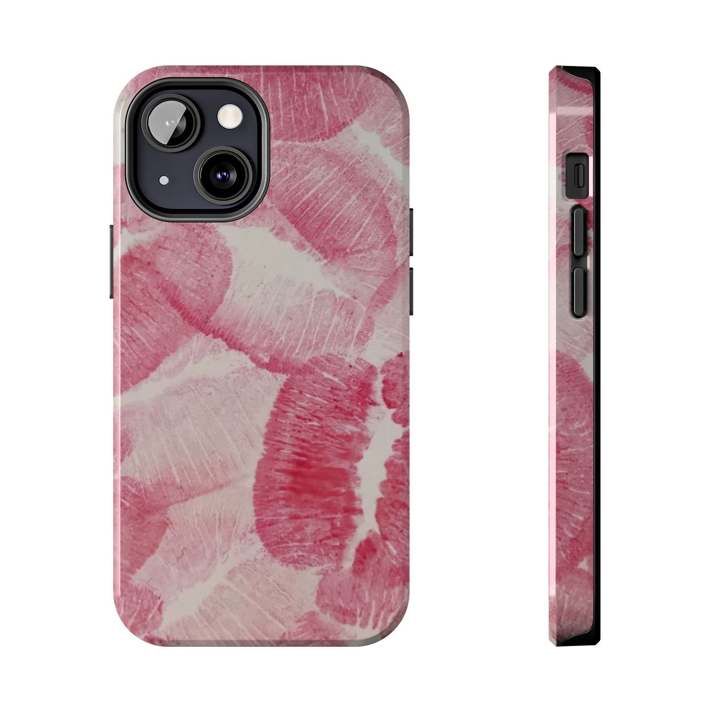 Pink Kiss Lipstick Fashion Aesthetic Glossy Phone Case
