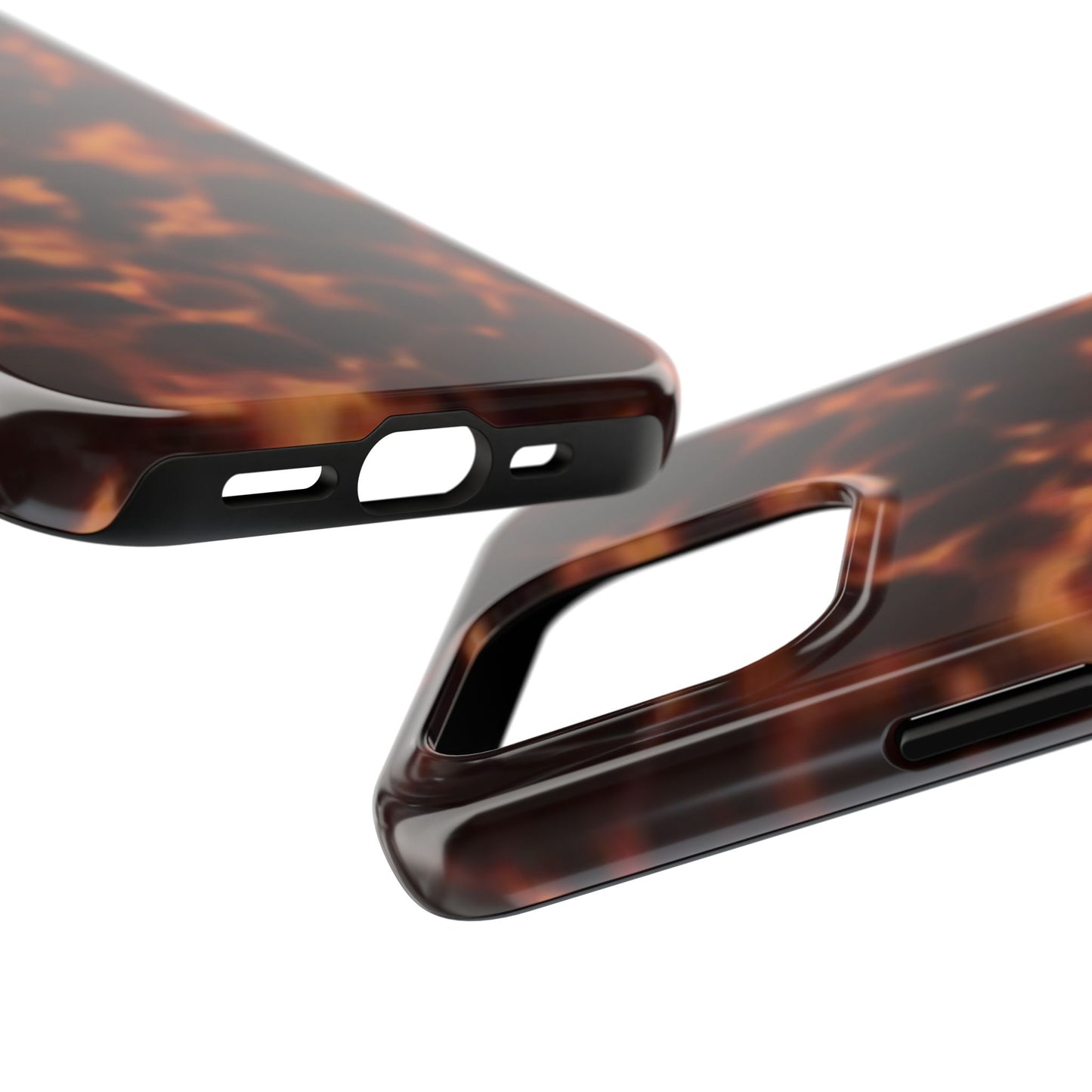 Tortoise Shell Glossy Phone Case,  Cool Girl Aesthetic