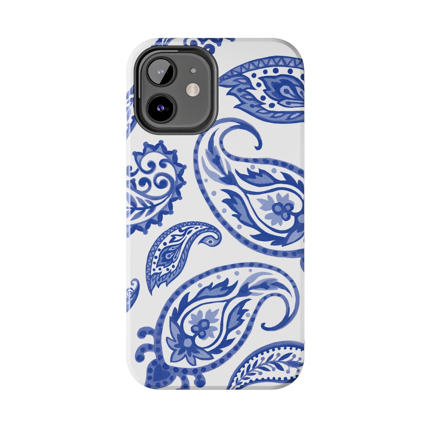 Paisley Blue and White phone case