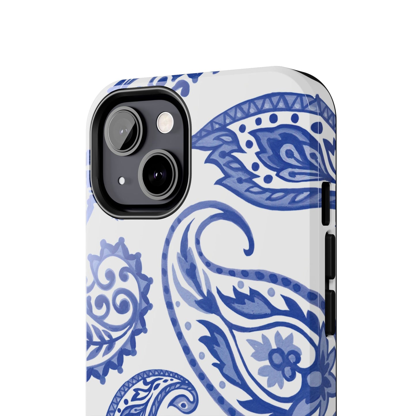 Paisley Blue and White phone case