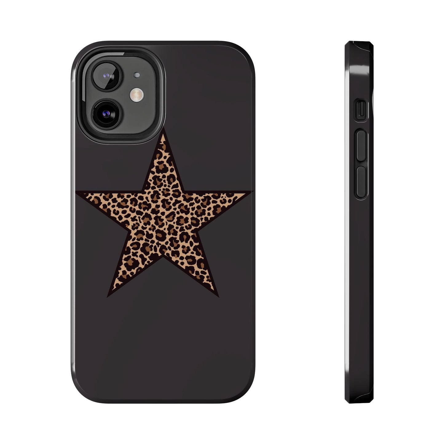 Cheetah Print Star Scandi Style Phone Case