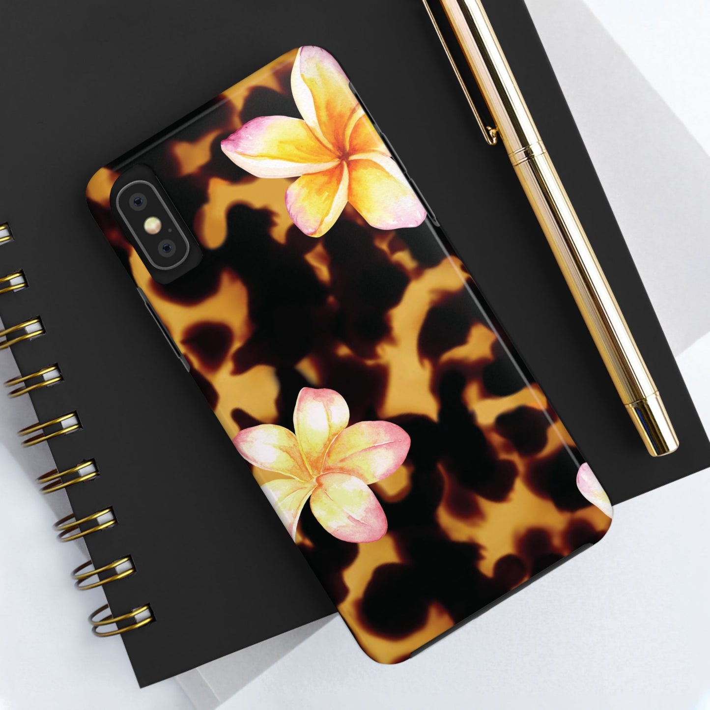 Tortoise Shell Flower Phone Case