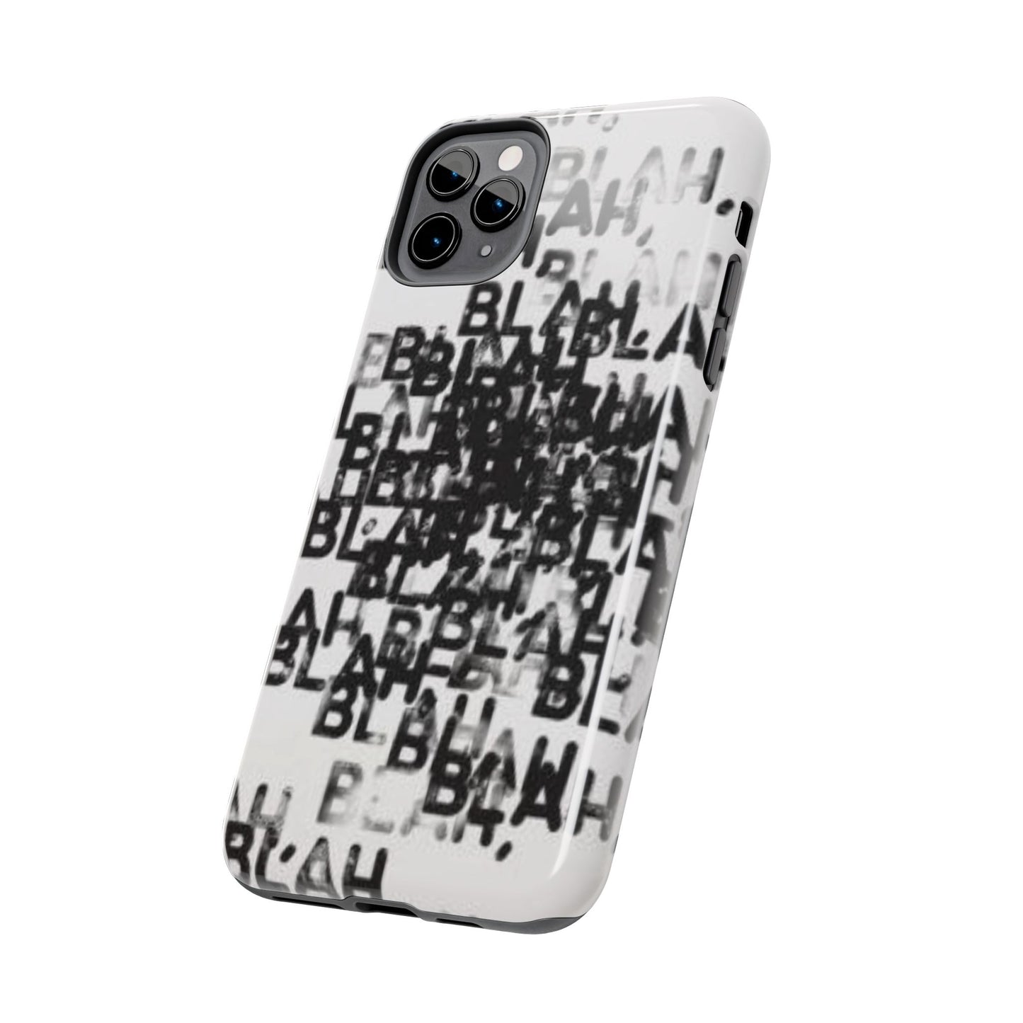 Blah Blah Blah Print Phone Case