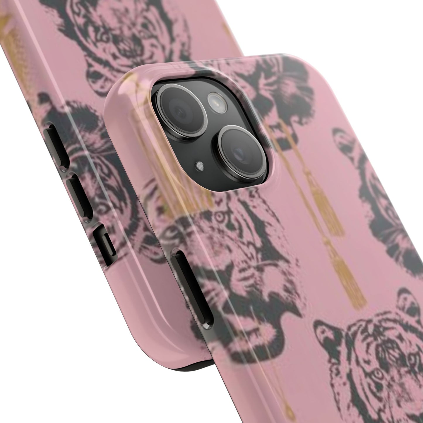 Pink Tiger Print Fashion Phone Case