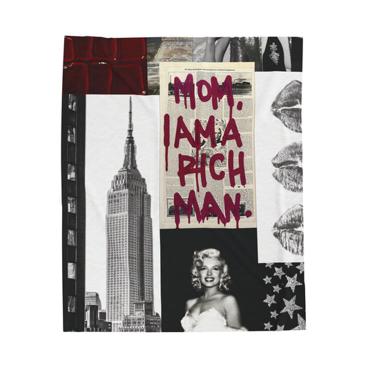 New York City Collage Blanket