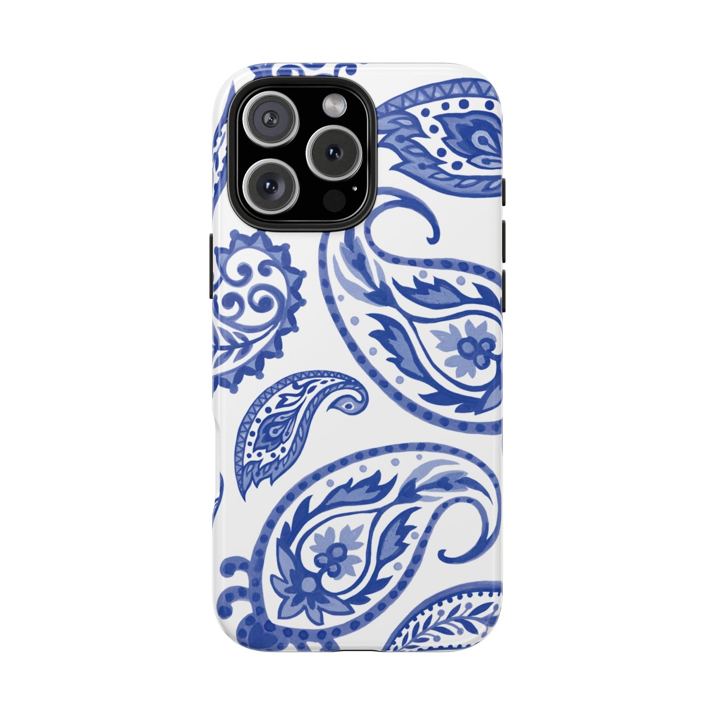 Paisley Blue and White phone case