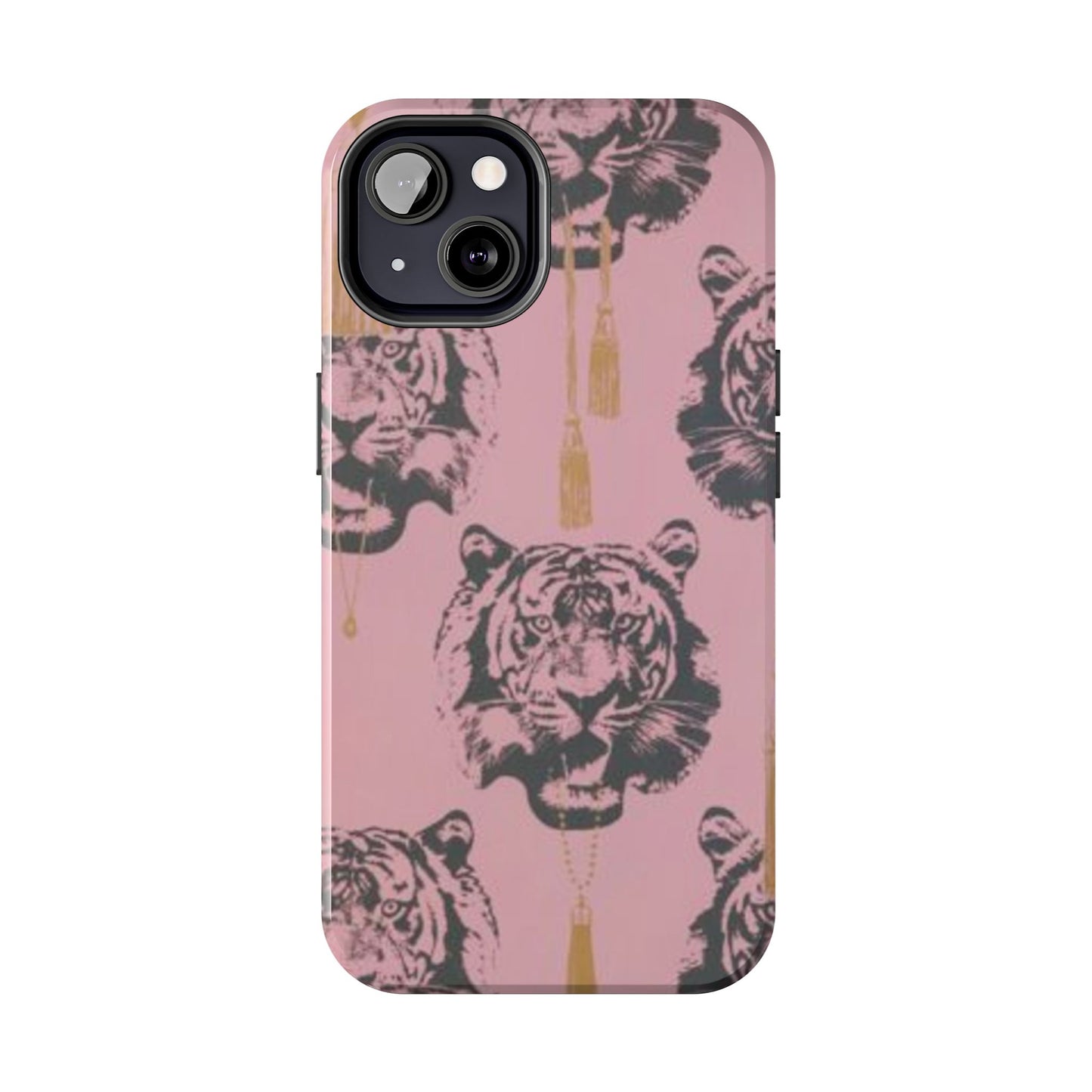 Pink Tiger Print Fashion Phone Case