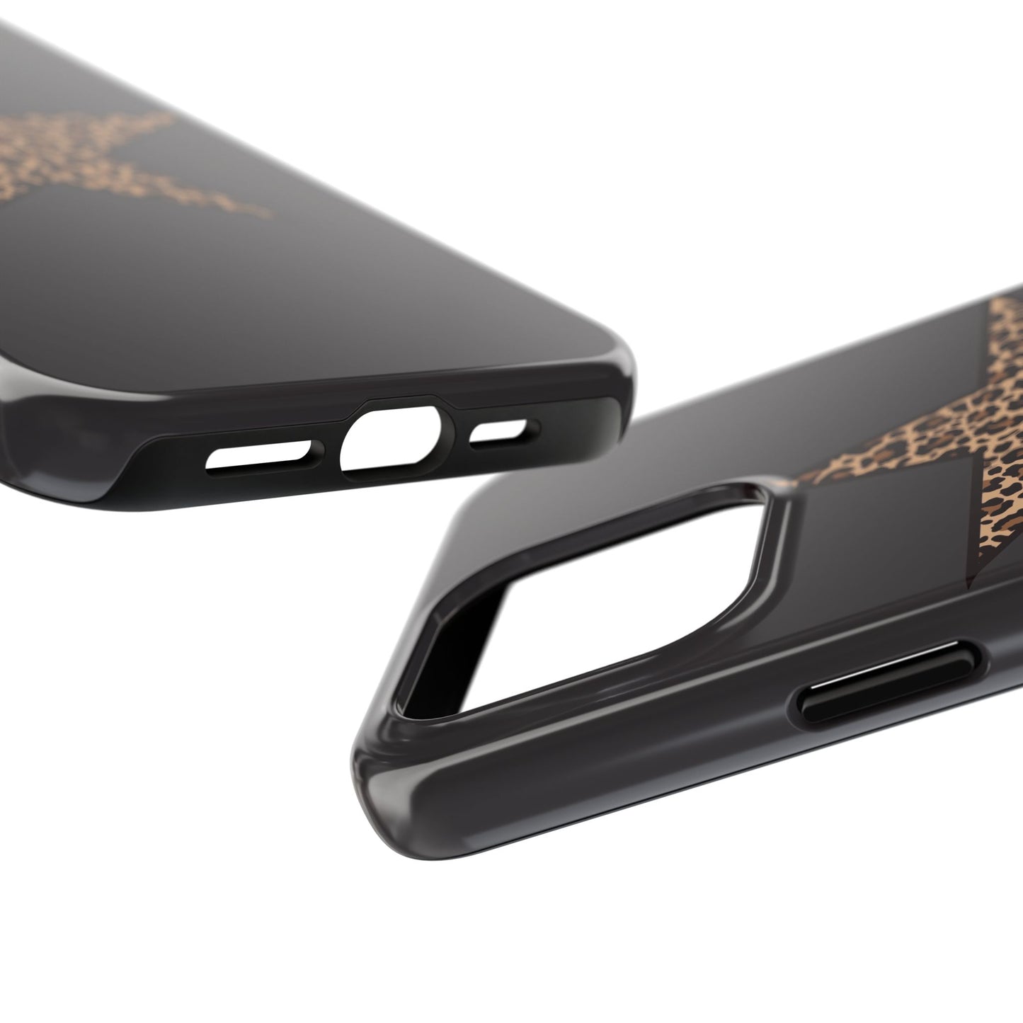 Cheetah Print Star Scandi Style Phone Case