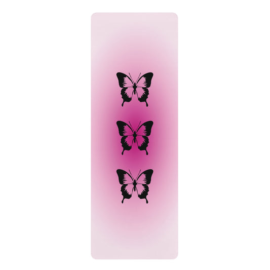 Ombre Aura Butterfly Pink Yoga Mat
