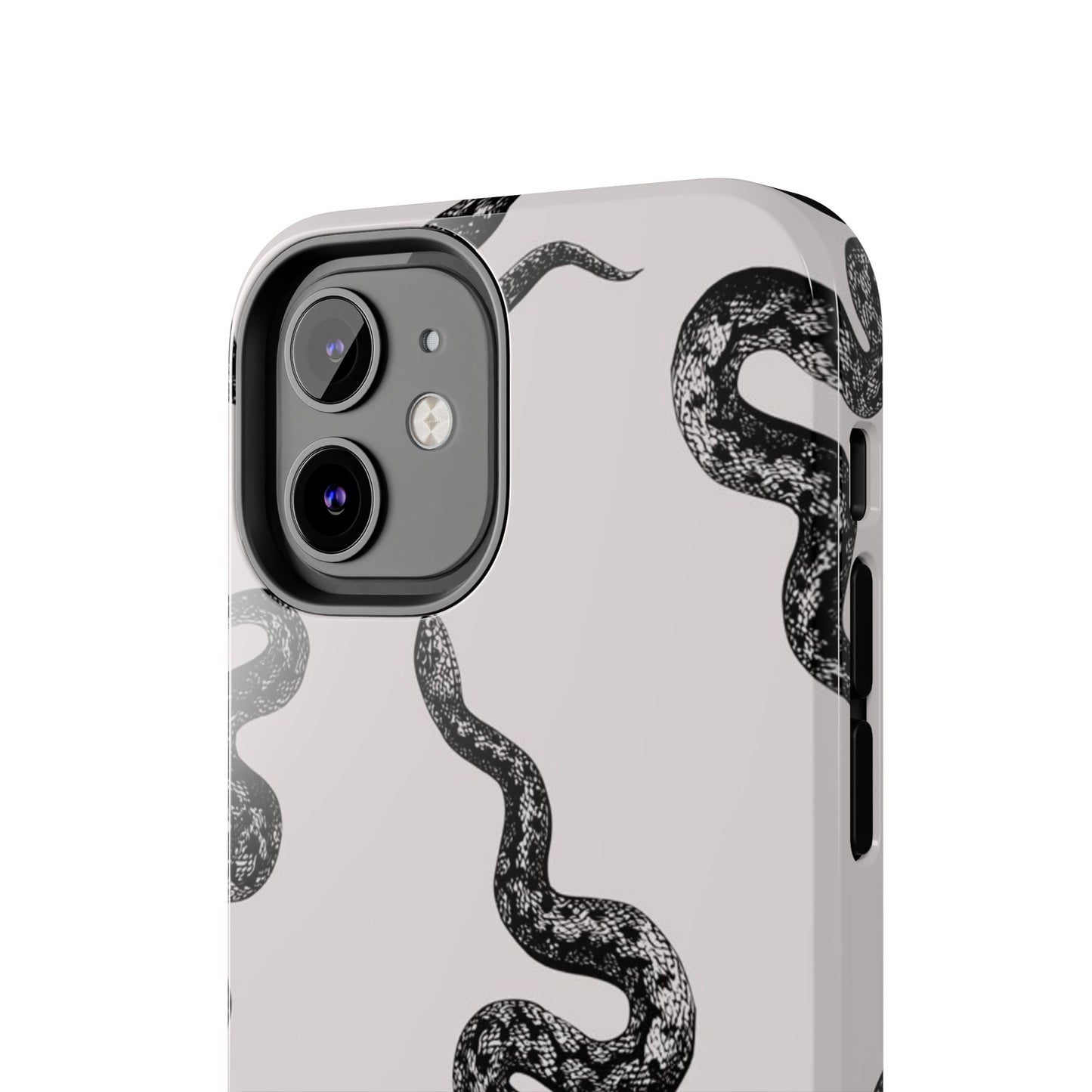 Snake Print Aesthetic Glossy Phone Case