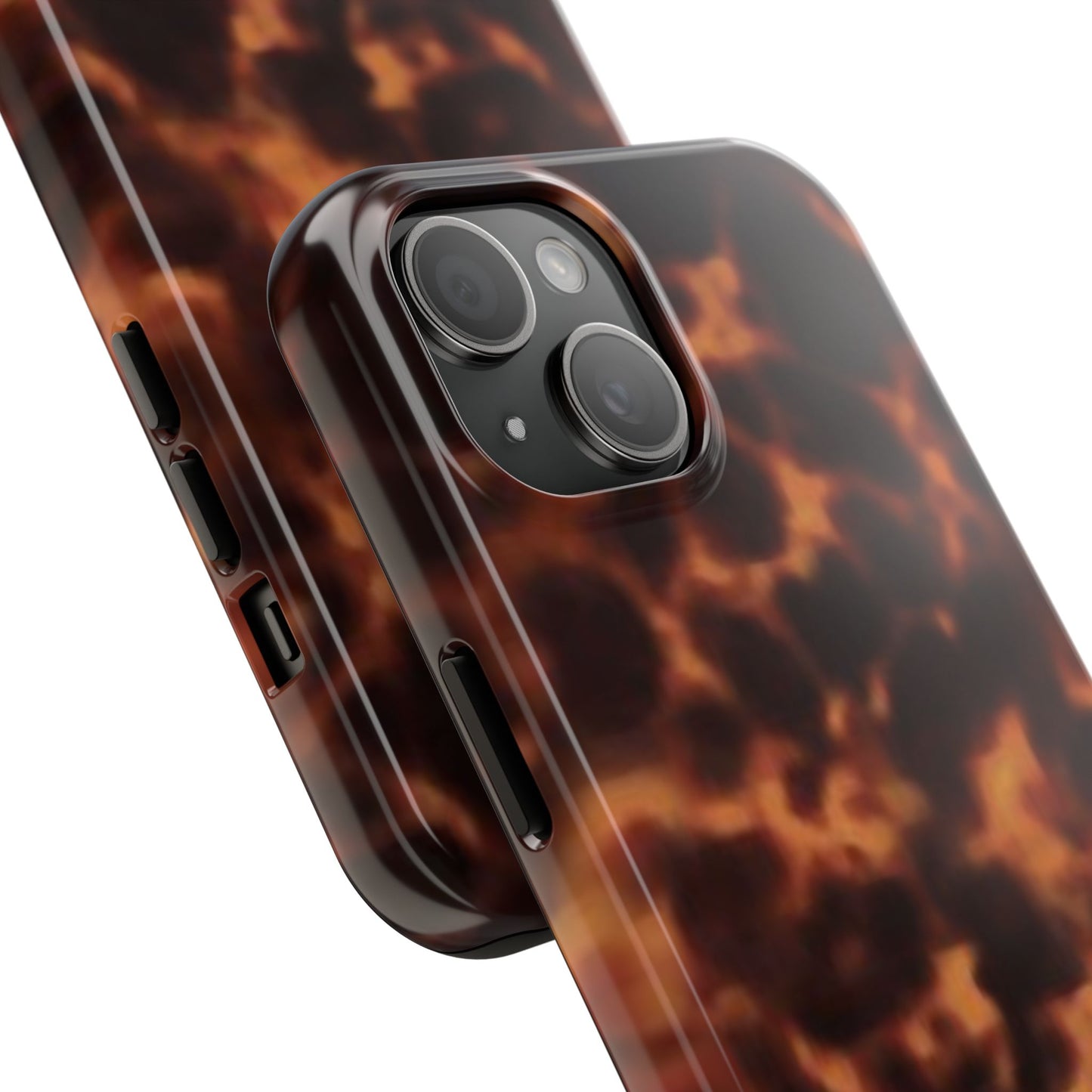 Tortoise Shell Glossy Phone Case,  Cool Girl Aesthetic