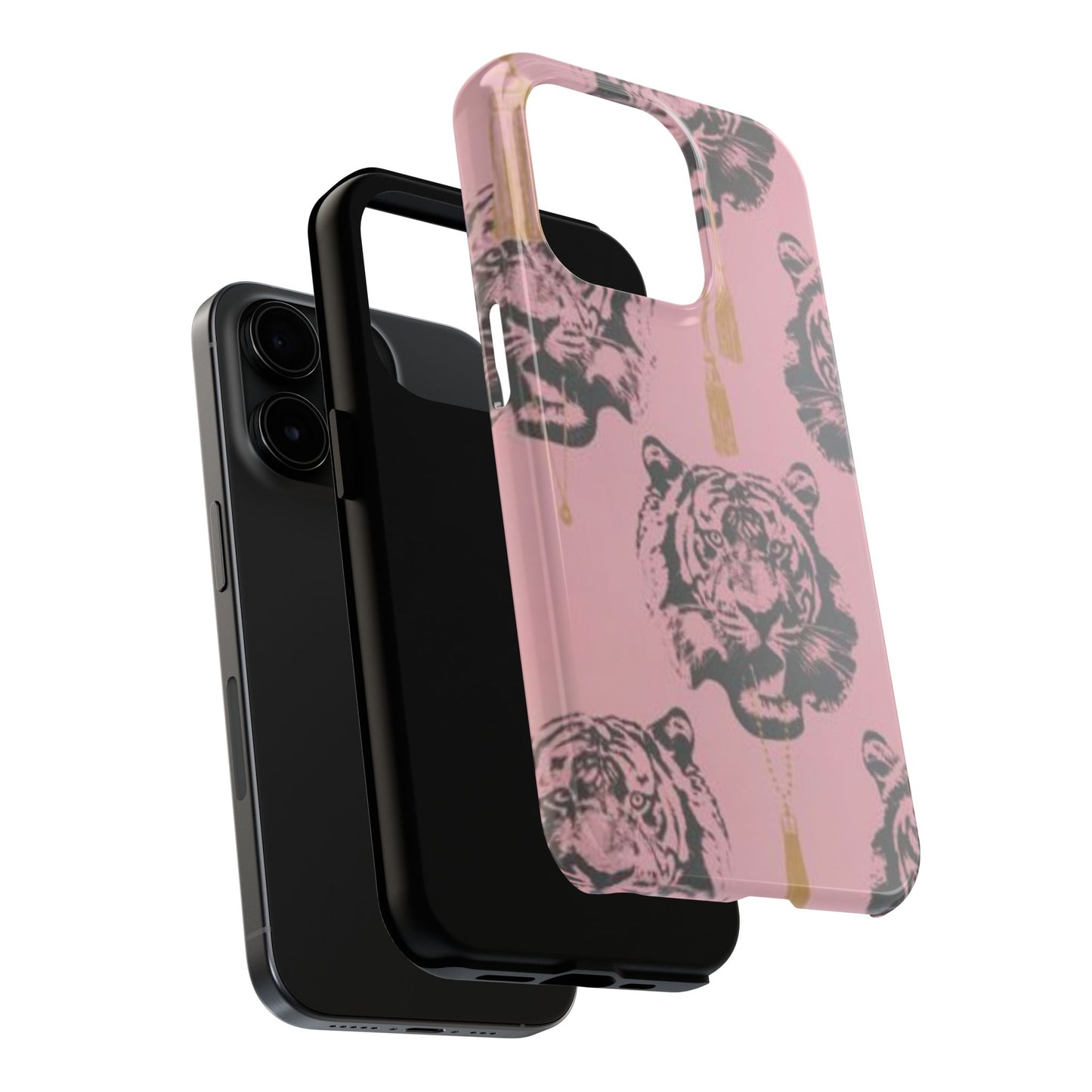Pink Tiger Print Fashion Phone Case