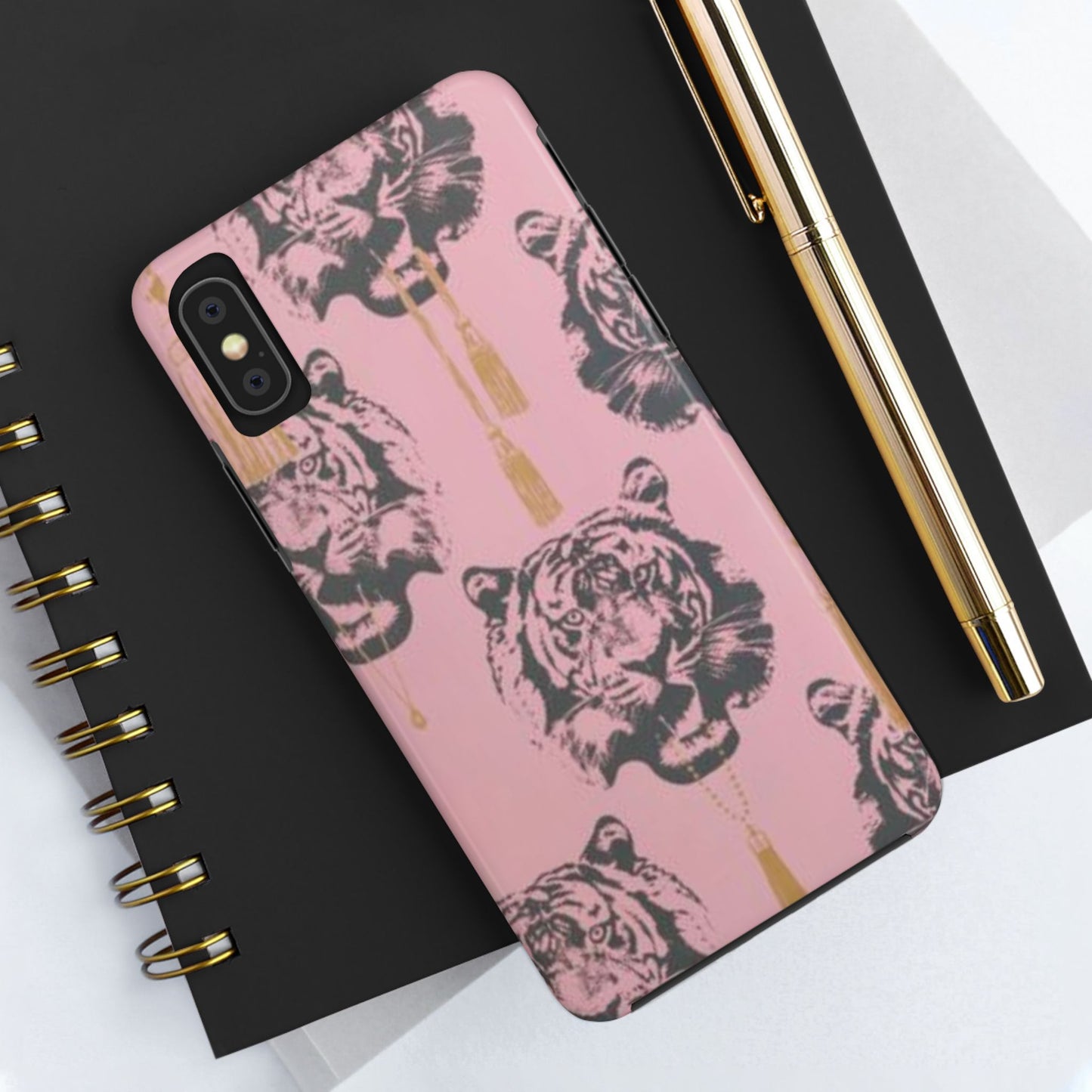 Pink Tiger Print Fashion Phone Case