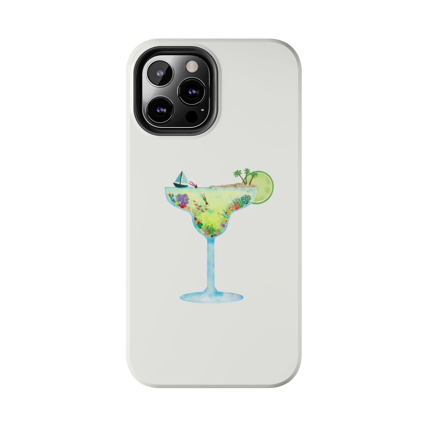 Glossy Phone Case, Summer Phone Case, Cute, Glossy Phone Case, Coastal Summer