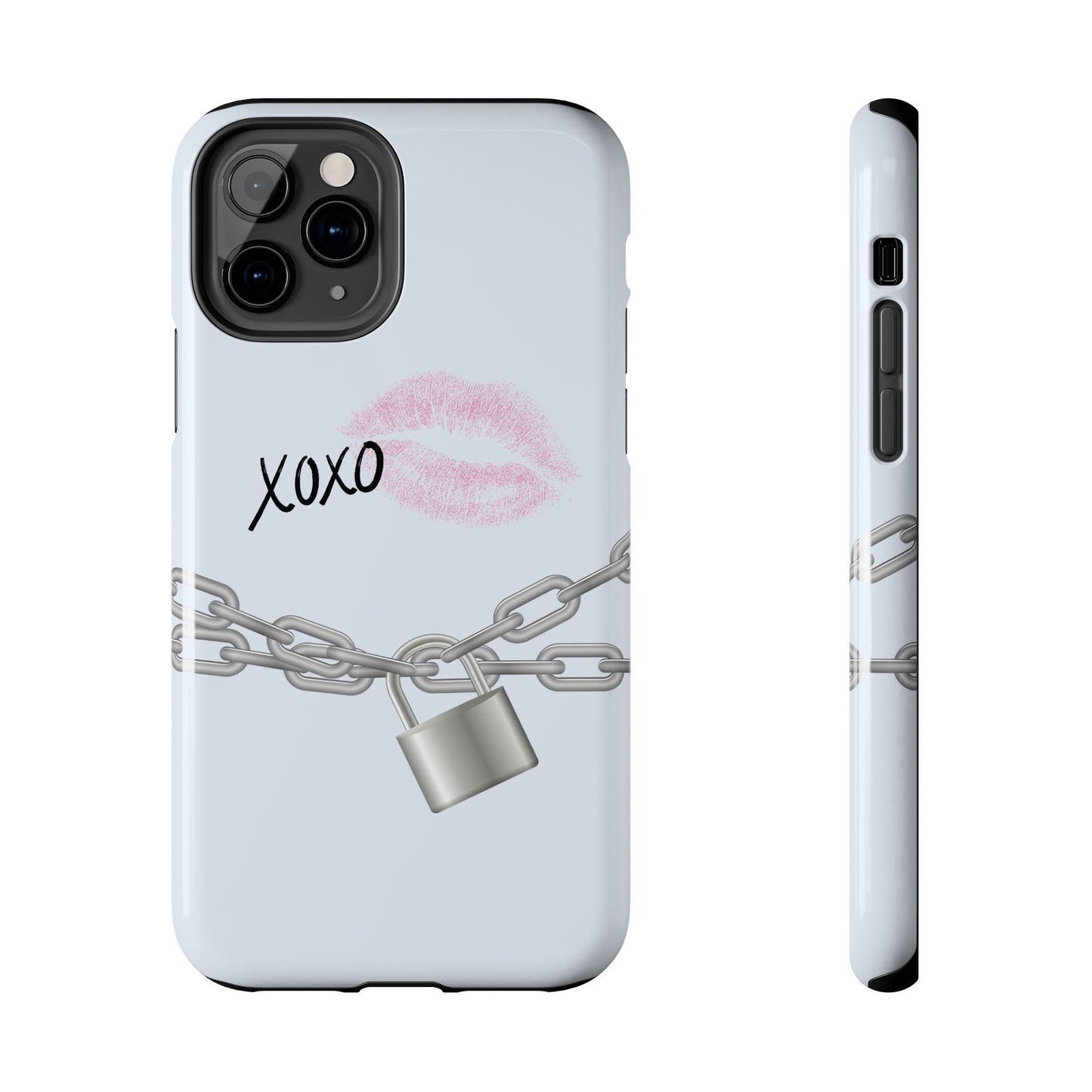 XOXO Love Lock Phone Case - Aesthetic Y2K Girly Style