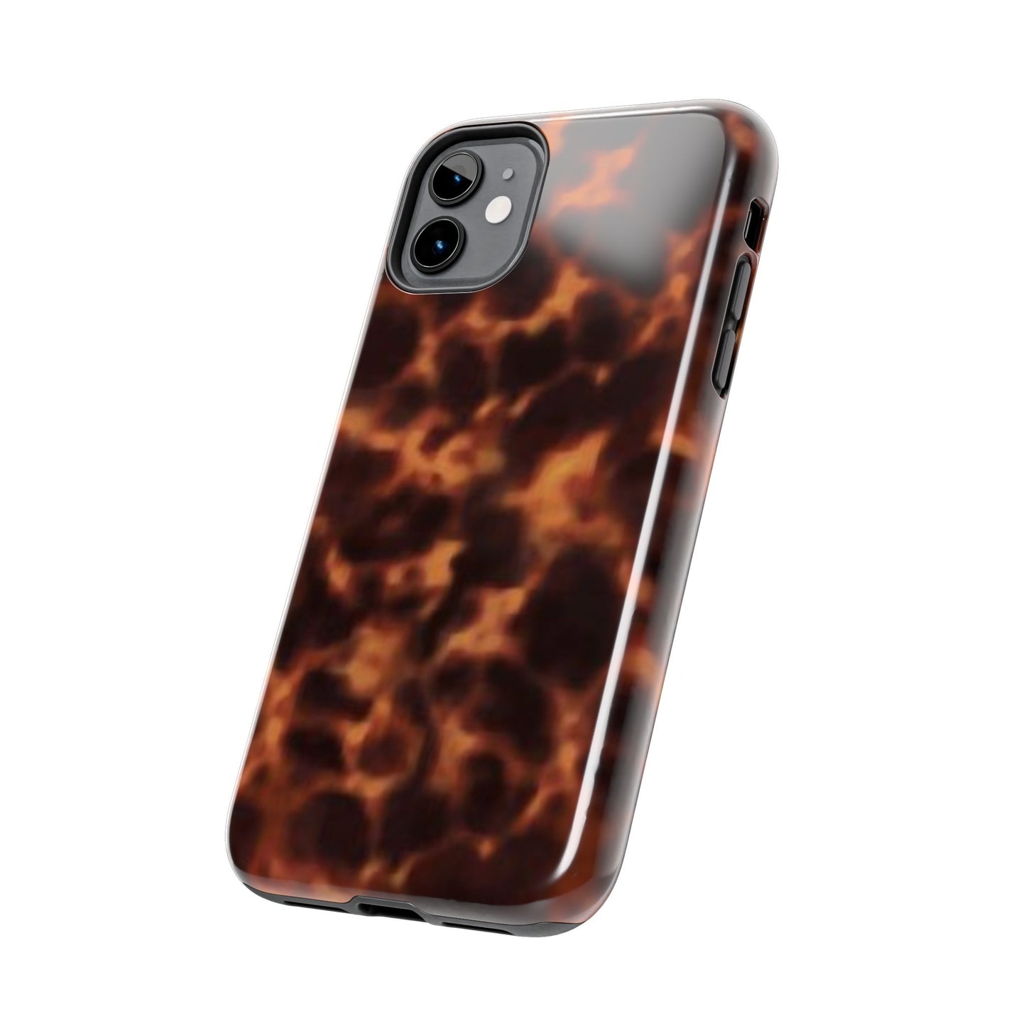 Tortoise Shell Glossy Phone Case,  Cool Girl Aesthetic