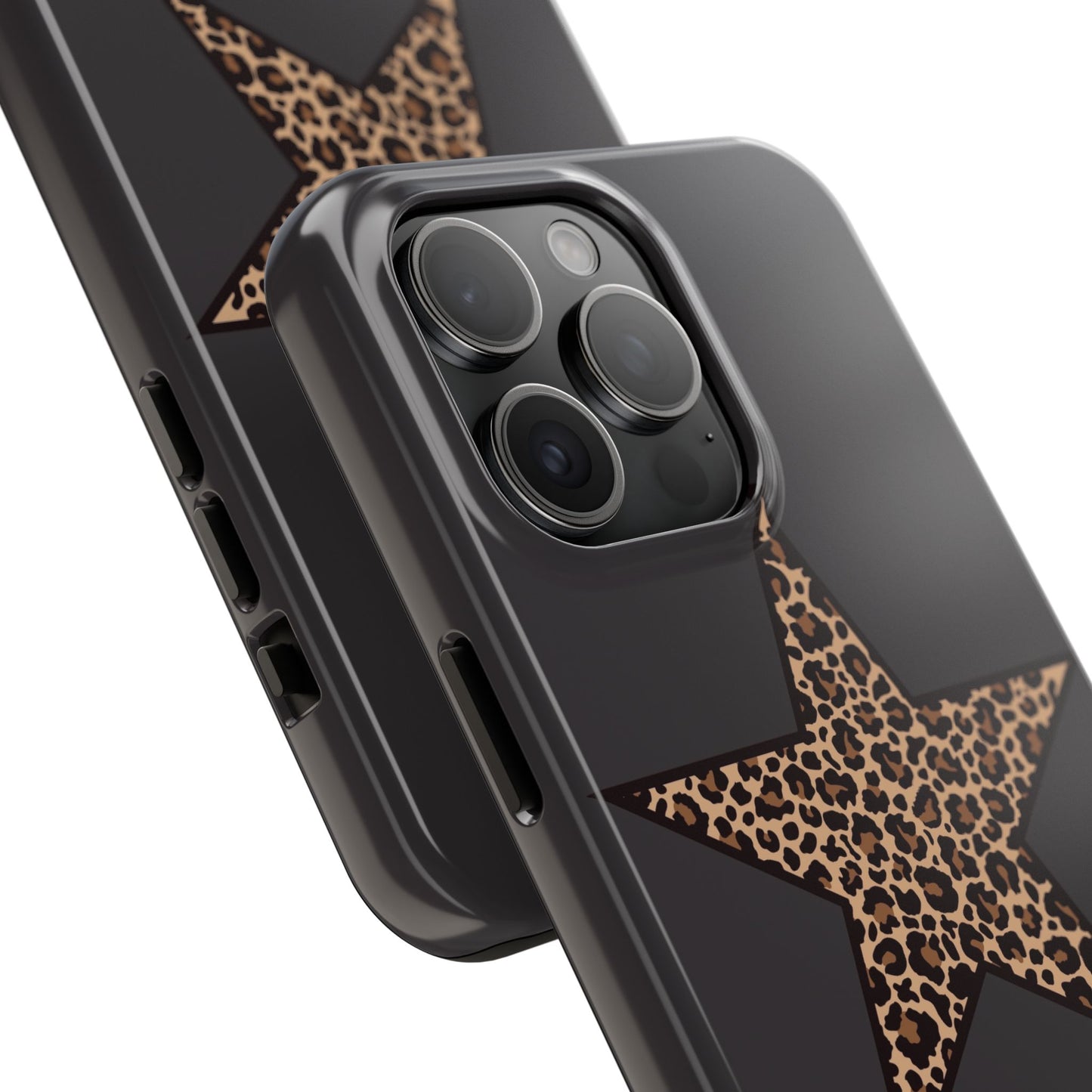 Cheetah Print Star Scandi Style Phone Case