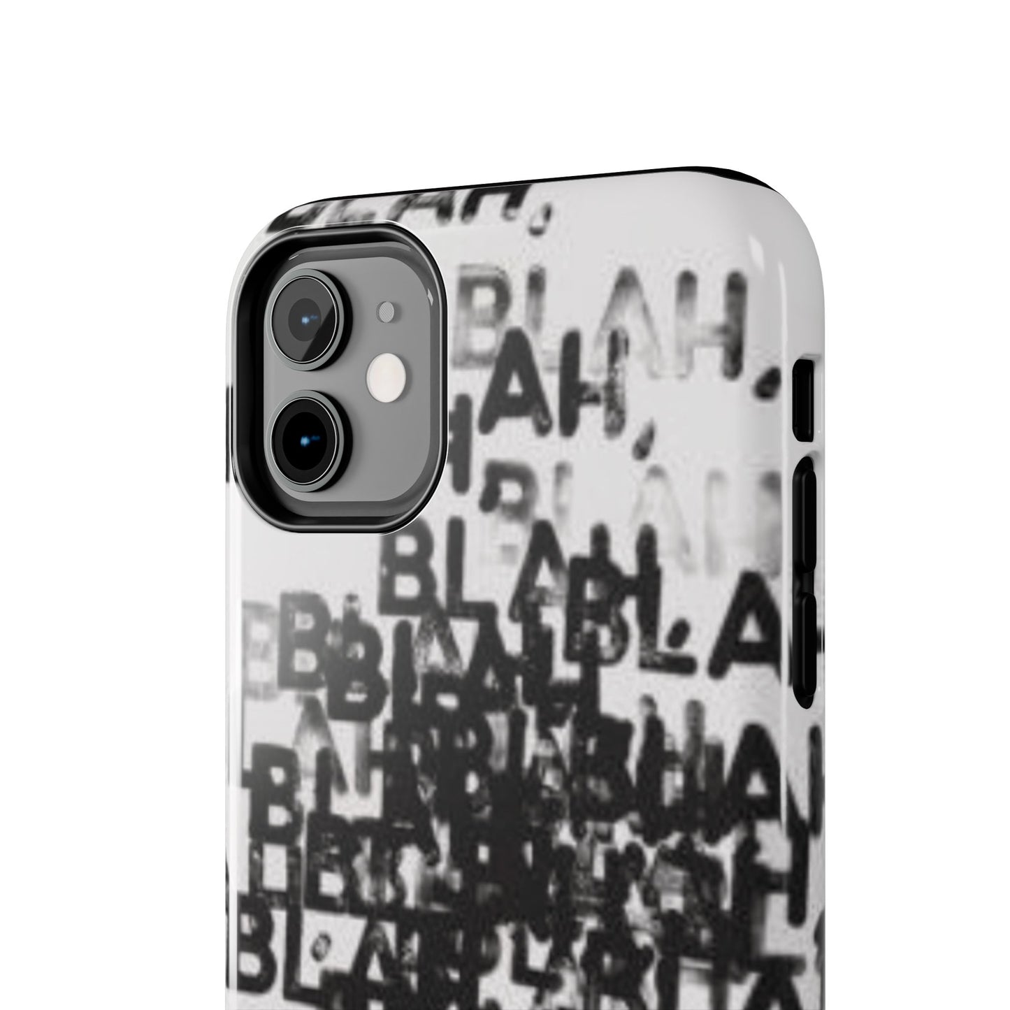 Blah Blah Blah Print Phone Case