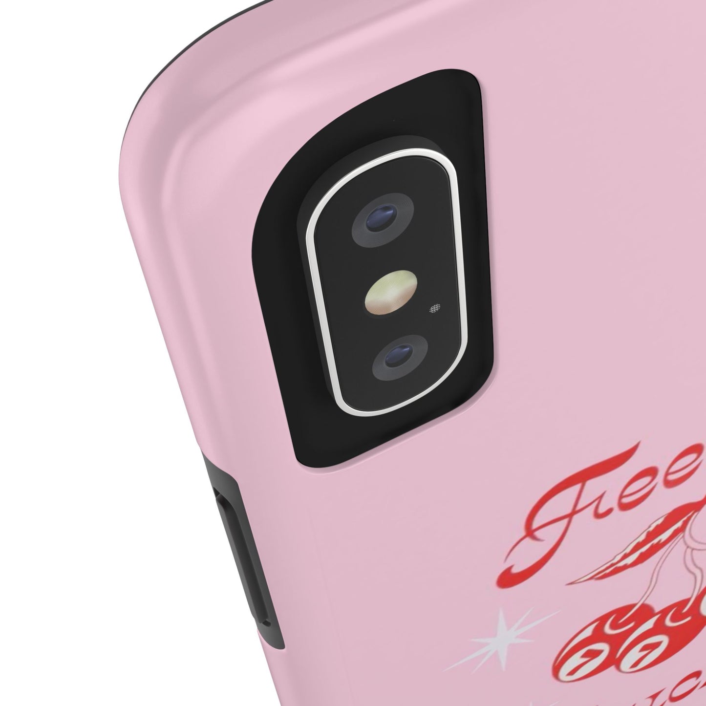 Feeling Lucky Pink Aesthetic Glossy Phone Case, Affirmations