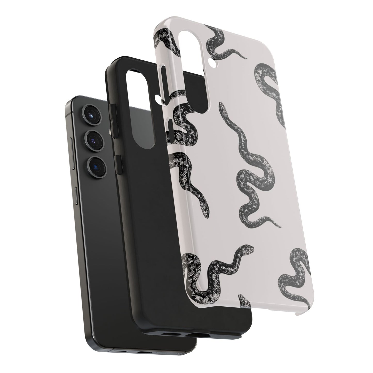 Snake Print Aesthetic Glossy Phone Case