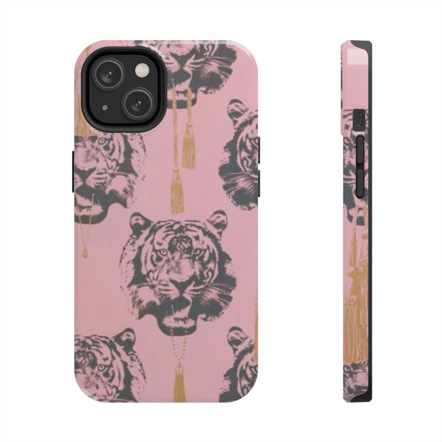 Pink Tiger Print Fashion Phone Case