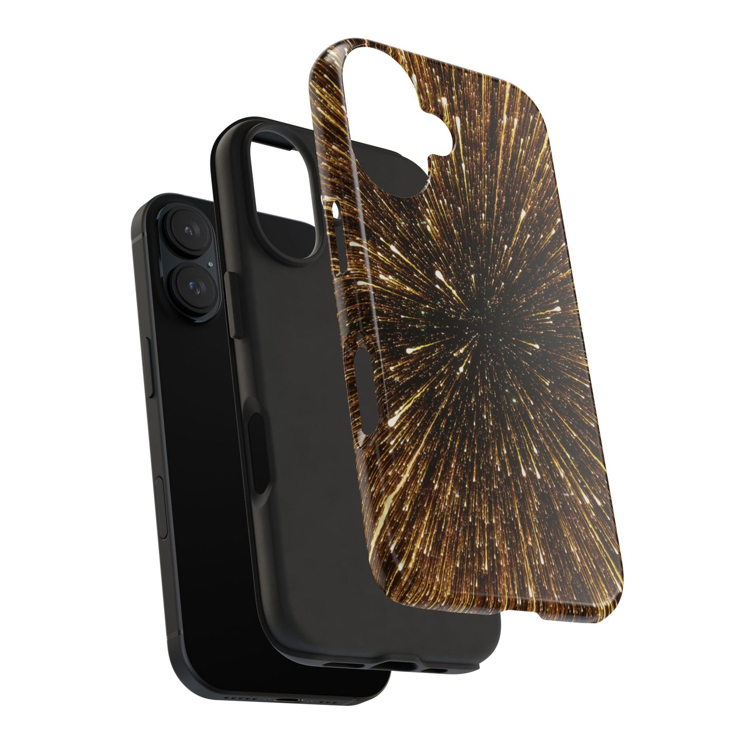 Star Burst Gold Galaxy Phone Case