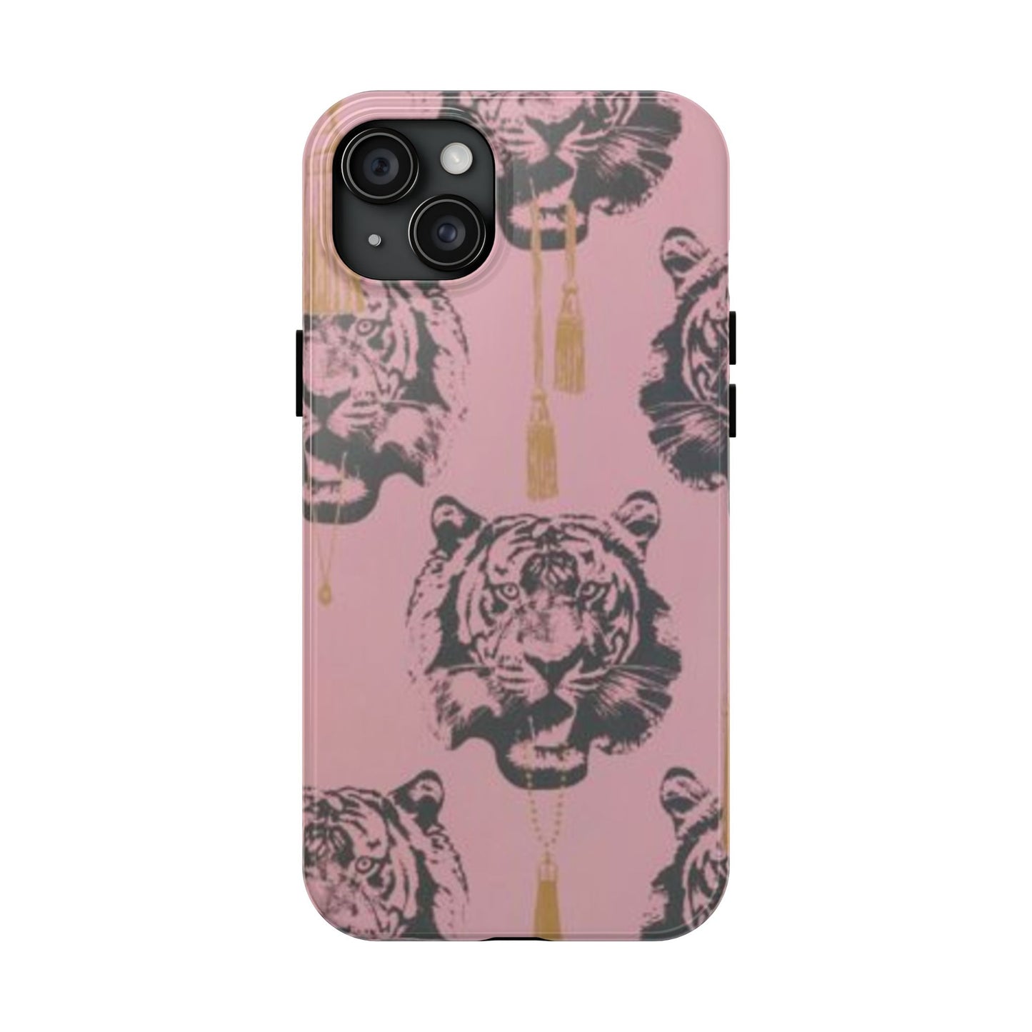 Pink Tiger Print Fashion Phone Case