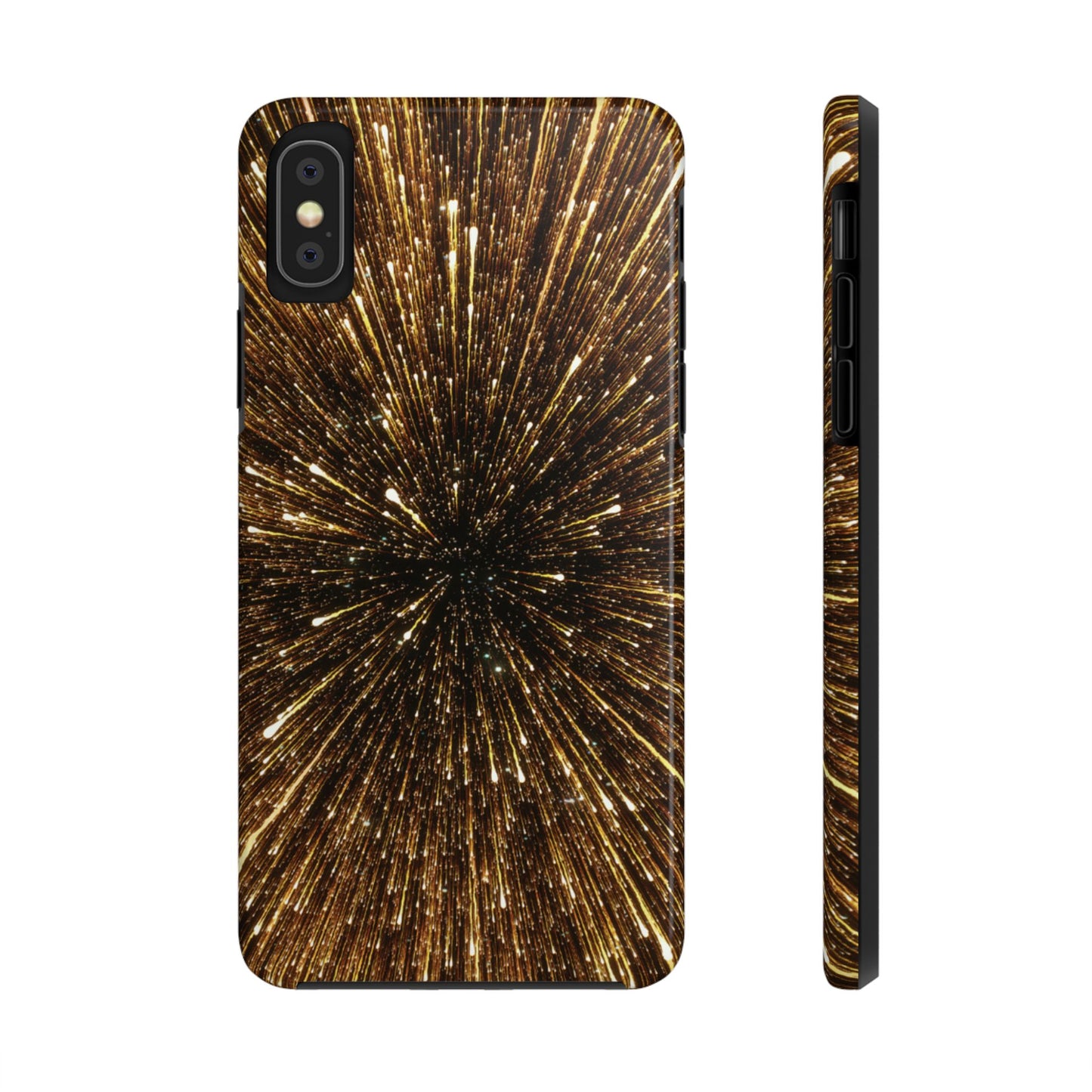 Star Burst Gold Galaxy Phone Case