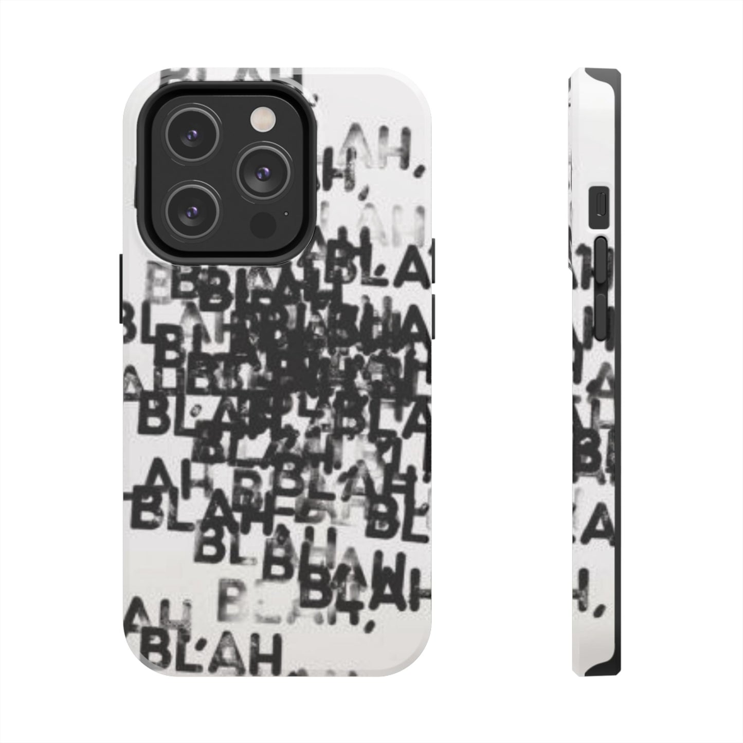 Blah Blah Blah Print Phone Case