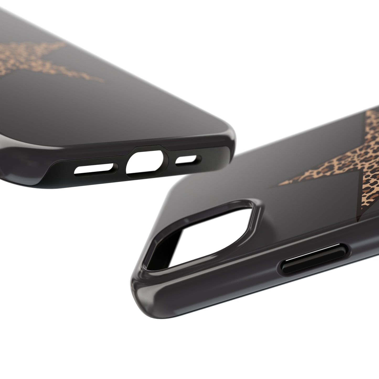 Cheetah Print Star Scandi Style Phone Case