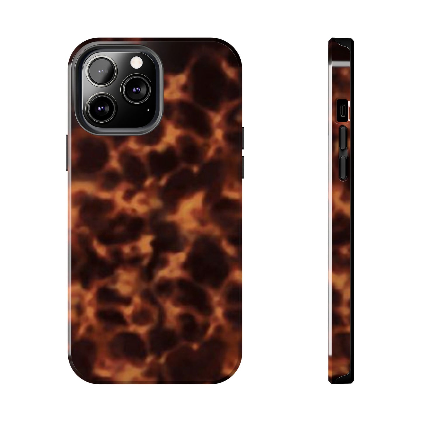 Tortoise Shell Glossy Phone Case,  Cool Girl Aesthetic