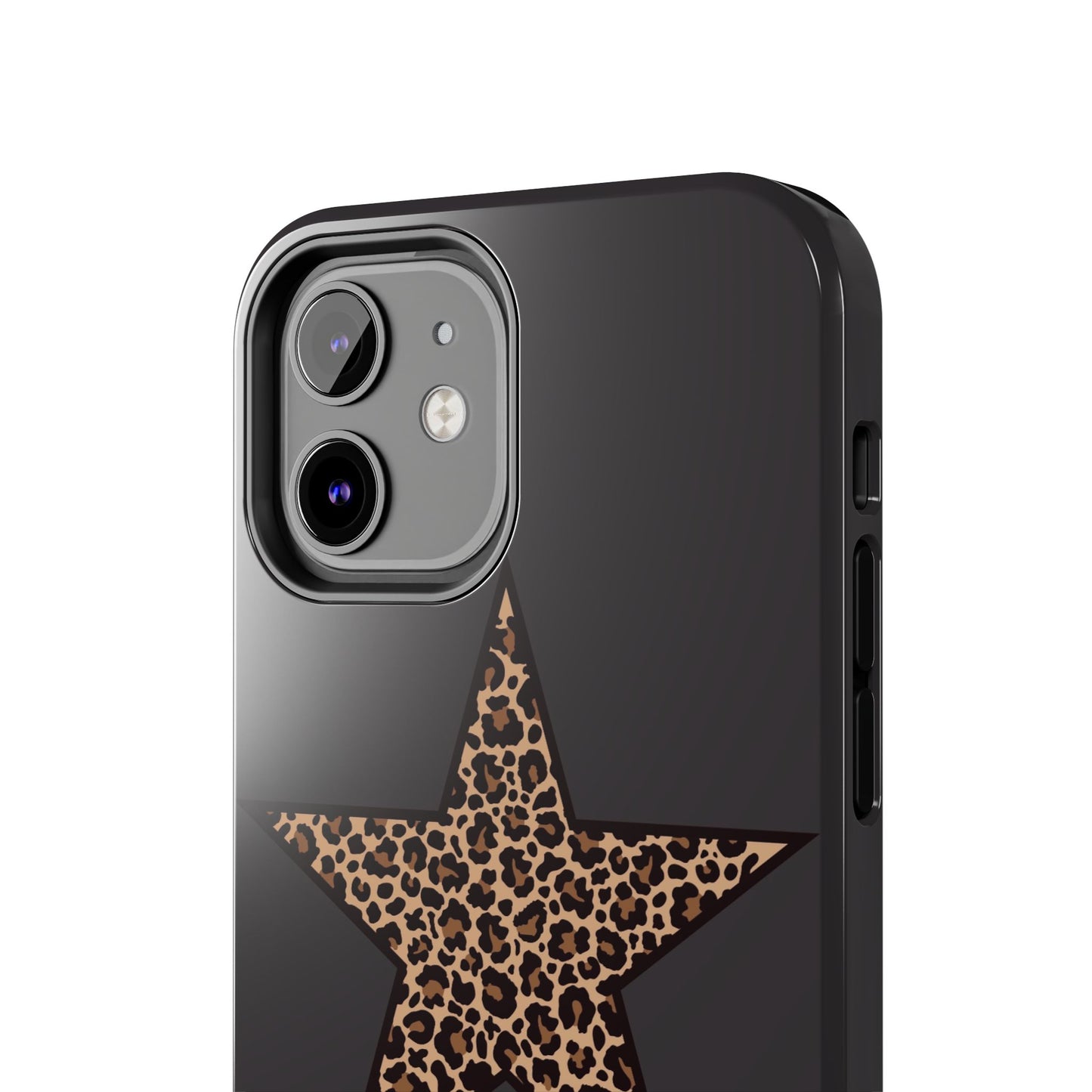 Cheetah Print Star Scandi Style Phone Case