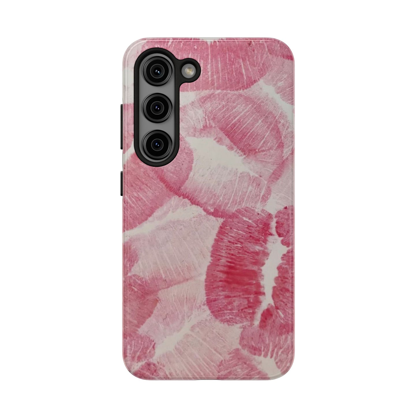 Pink Kiss Lipstick Fashion Aesthetic Glossy Phone Case