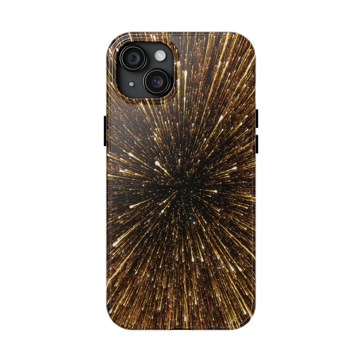 Star Burst Gold Galaxy Phone Case