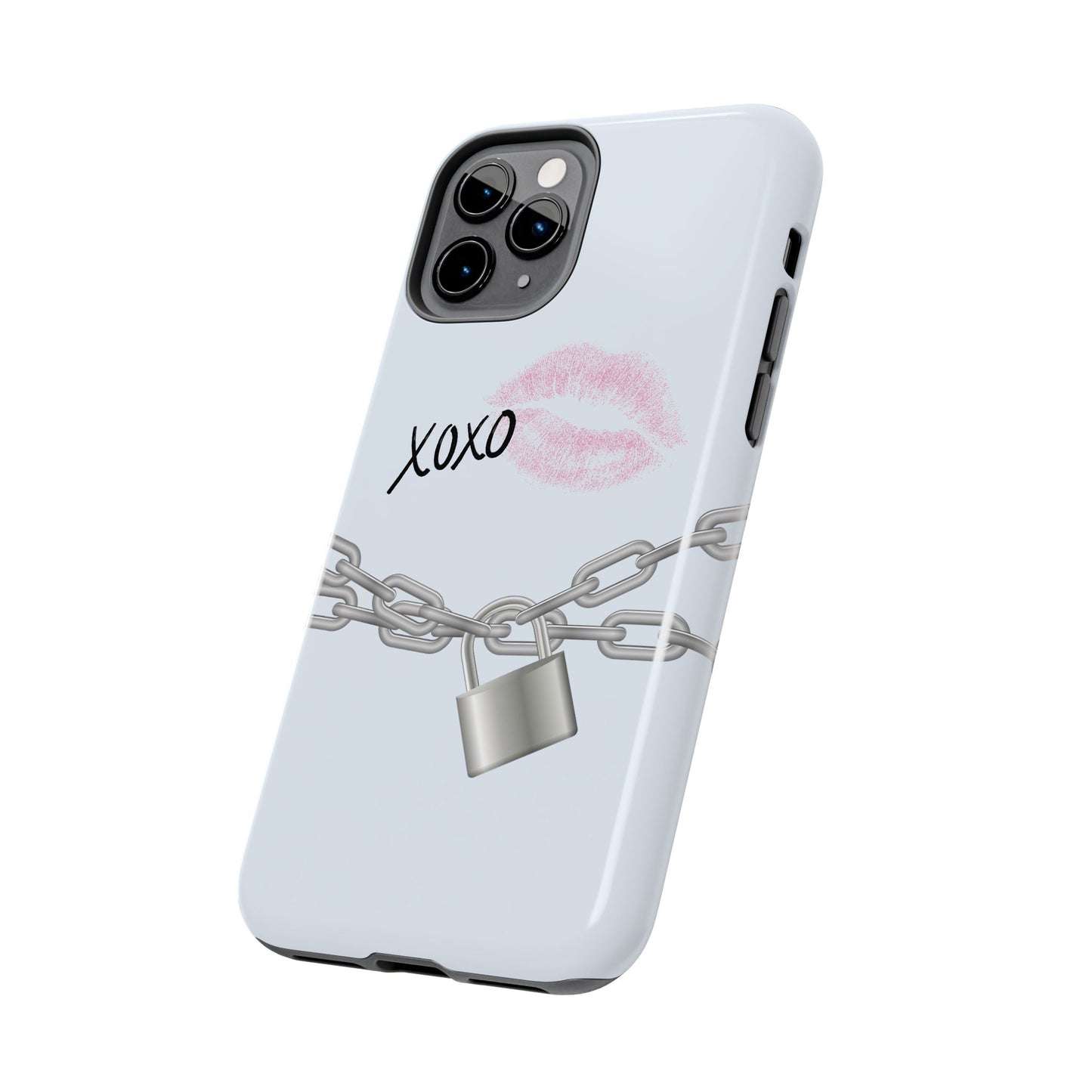 XOXO Love Lock Phone Case - Aesthetic Y2K Girly Style